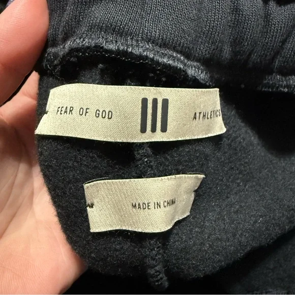 Fear of God Athletics Fleece Sweatpant in black
